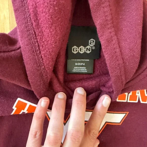 Virginia Tech Hokies Kid 4 Sweatshirt - Picture 2 of 6